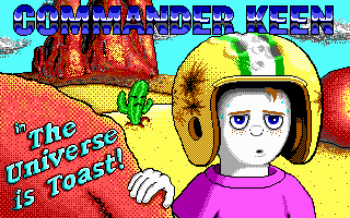 Title screen from a Commander Keen mod